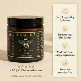Citrus Scented Honey Tallow Balm 2 oz